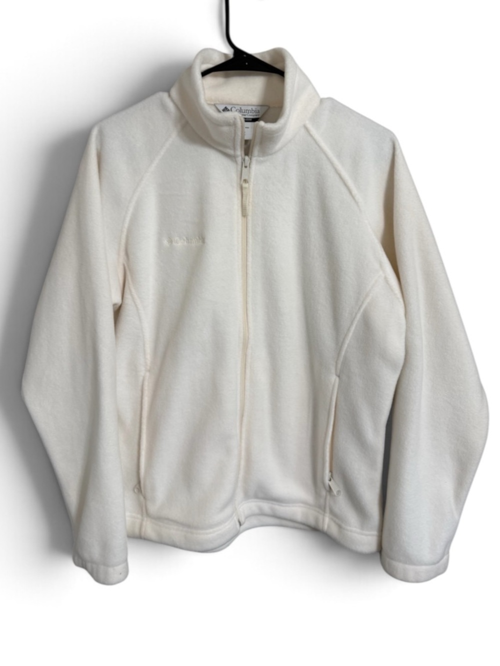 Columbia Cream/Ivory Benton Springs Full Zip Fleece Jacket Gorpcorp Women's M